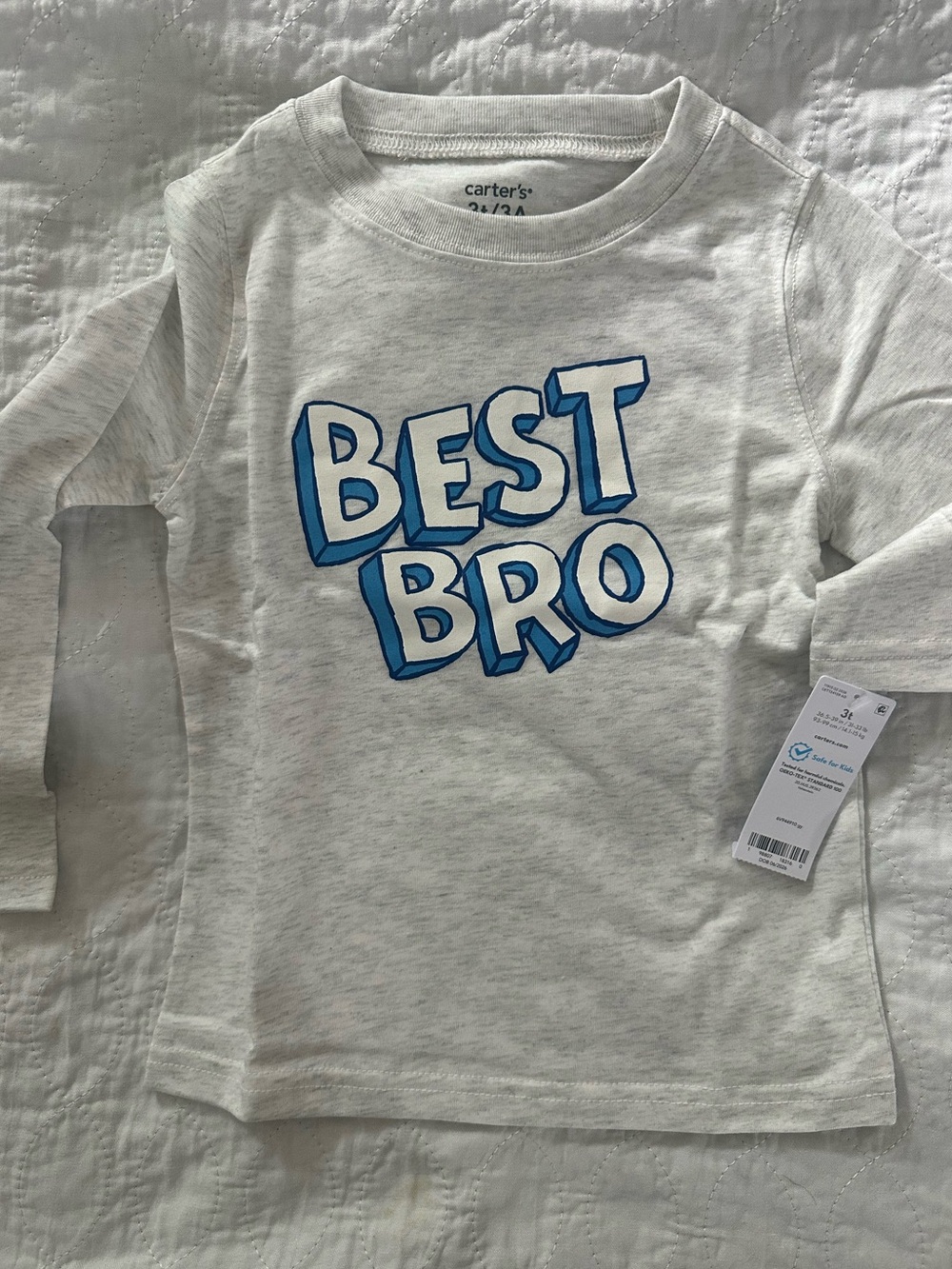Carters Toddler Best Bro Long Sleeve Shirt